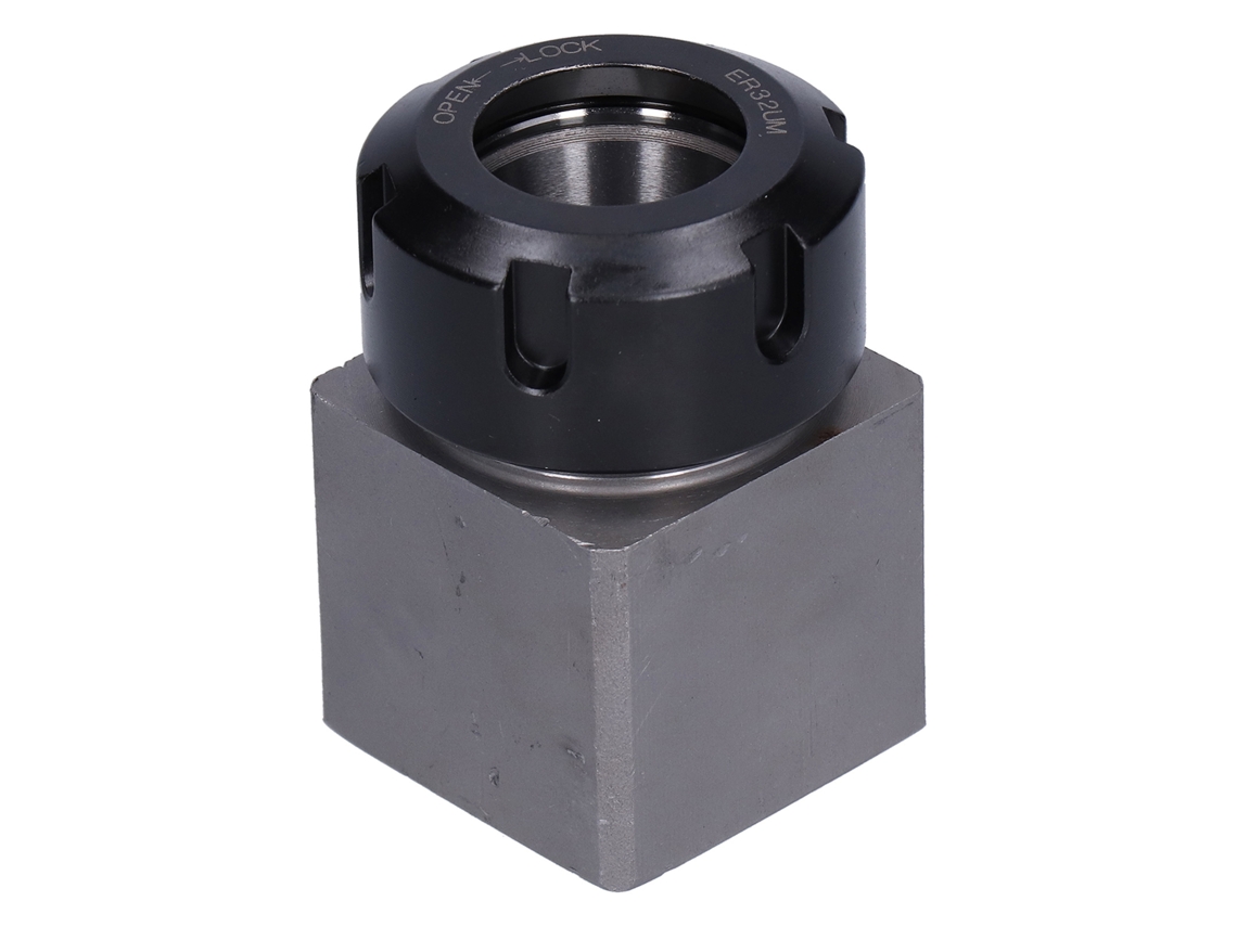 Conjunto De Conversão Poligonal De Aço De Ferramenta Er32‑um Para Mandriles Quadrados, Suprimentos Industriais Para Torneiras Cnc
