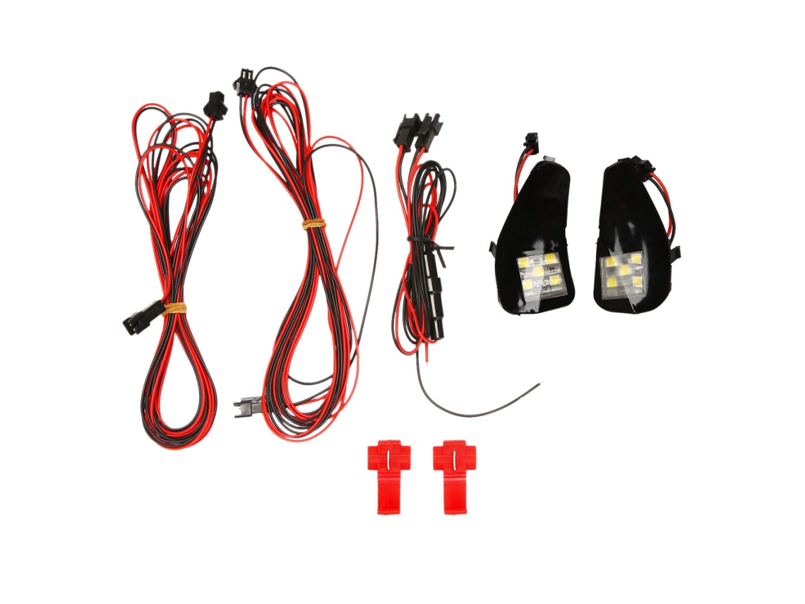 Par de Luzes Led Cortesia para Espelhos Retrovisores Laterais, Lâmpada de Boas vindas para Modelos Alphard Série 20 e Vellfire Ii ( (puddle Lights)