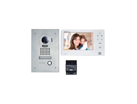Kit de Videoporteiro Panel Empotrado com Ecrã de 7 Pulsador Táctil AIPHONE