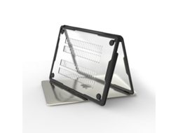 Capa Para Laptop De 13,3 Polegadas Em Tpu Com Borda Preta + Pc Transparente, Compatível Com Macbook Pro (a1706/a1708/a1989/a2159/a2338)
