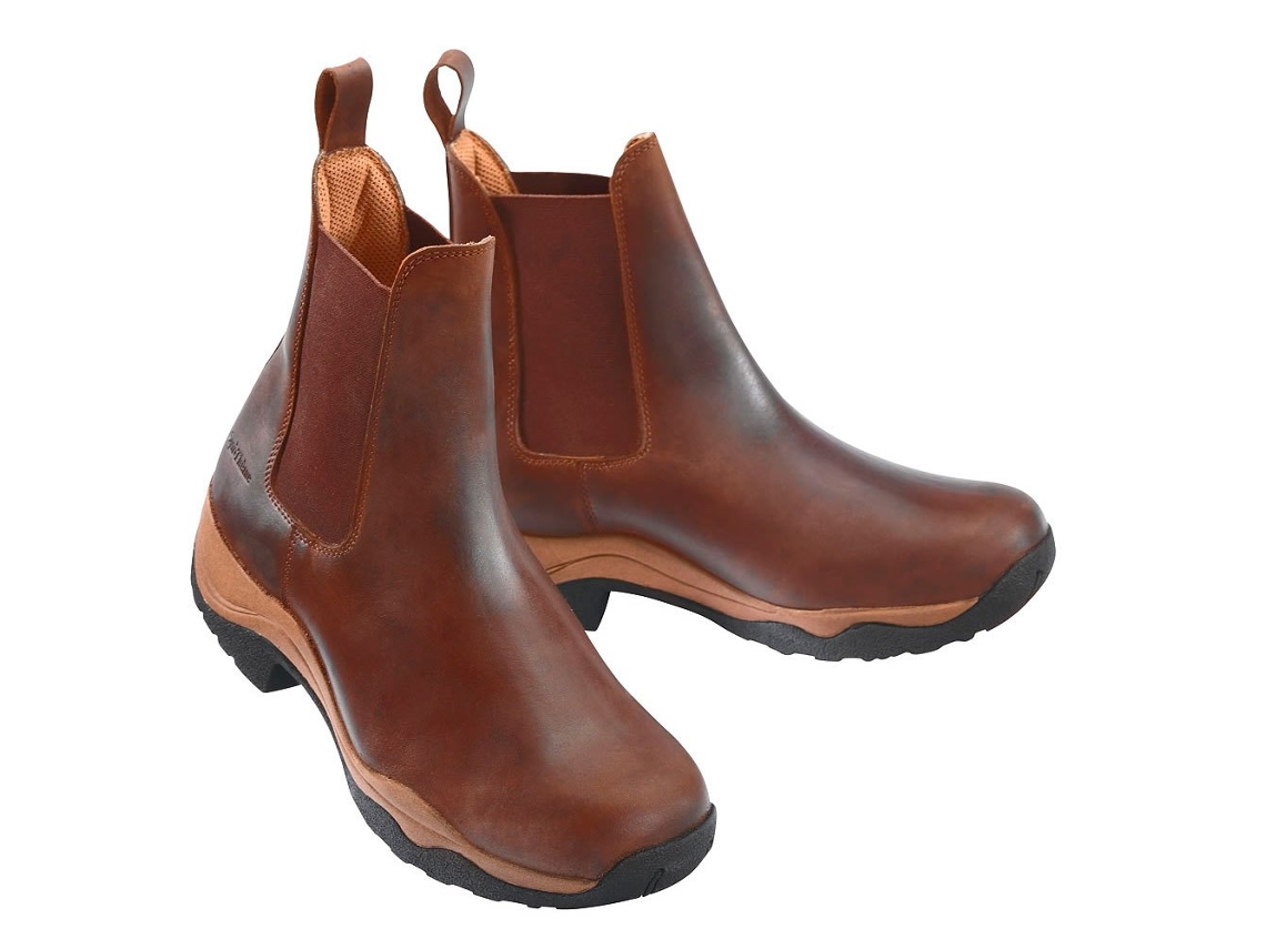 Botas Equitação Zip Leather Castanho Eu 38Equitheme