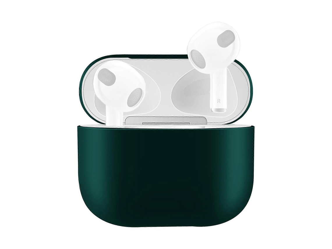 Capa Protetora De Silicone Para Fones De Ouvido Airpods 3 (verde Escuro)