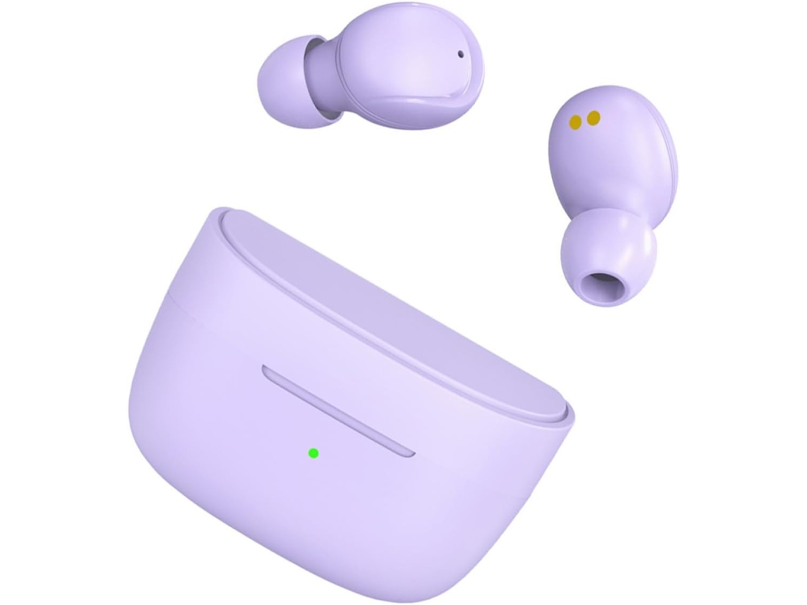 Fones De Sem Fio Com Twss, Ruído Leves E Para Na Cor Roxa 5.0v Dc