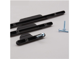 Conjunto De 2 Puxadores Armário Em Liga Zinco Preta Para Cozinha, Gavetas E Portas, Estilo Americano Cor 96mm