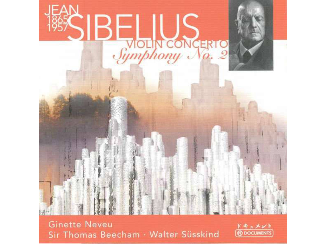 CD Jean Sibelius / Ginette Neveu, Sir Thomas Beecham, Walter Süsskind - Violin Concerto / Piano Quintet (1CDs)