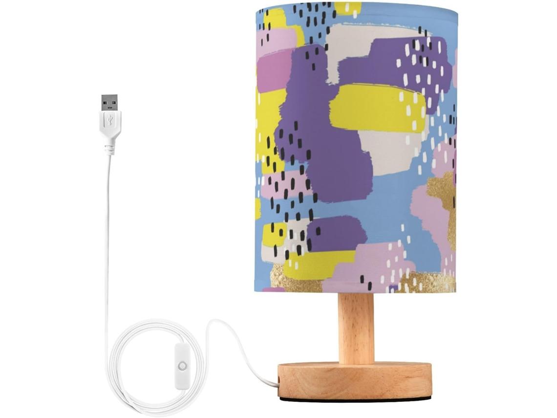 Abajur De Leitura, Luz Noturna, Luminária De Mesa, Luz Suave, Colorido, Abstrato 9-abajures Para Crianças E Meninas