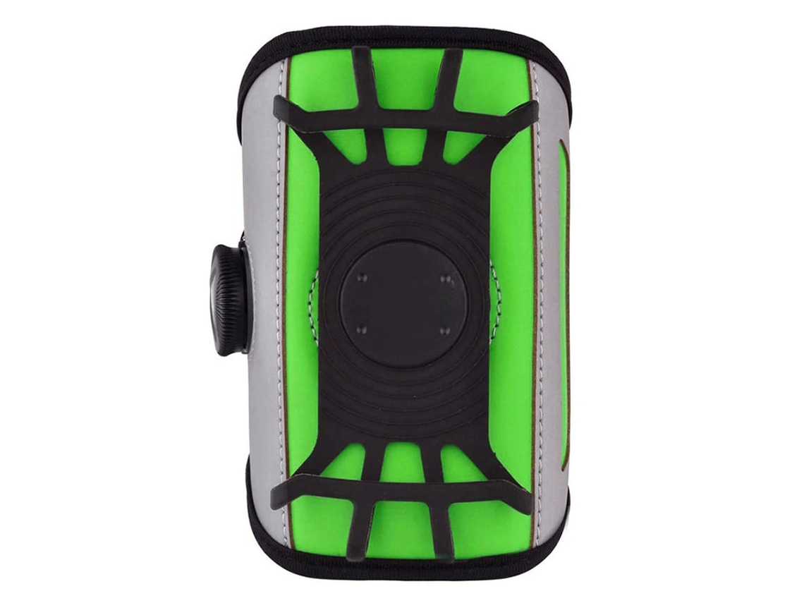 Braçadeira Esportiva Giratória Para Celular (telefone De 12 Cm) - Verde