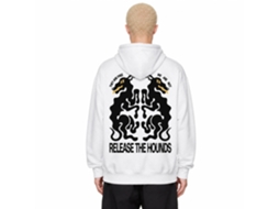 Rockinstone Hounds White Hoodie Unique Designer Style