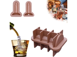 Forma de Gelo Brincadeira Adulta Marrom LAXISCREED