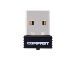 Adaptador Wifi Usb De 150m Placa De Rede Sem Fio Para Desktops, Laptops, Pcs E Telefones