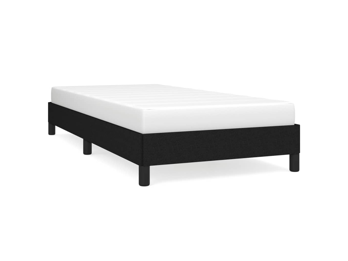 Bed Frame, Bed Frames Vidaxl Preto Tecido (90 X 190 Cm)
