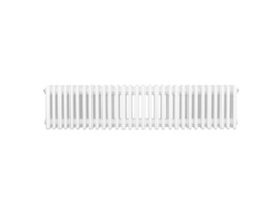 Radiador Horizontal 4 Colunas 300x1370 Mm - Branco, Aço Carbono 1.5 Mm, 1519 W, Alta Eficiência, Fácil Instalação,