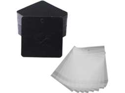 Pacote Com 100 Unidades De Cartões Broche Papel 7 X Cm Boutiques