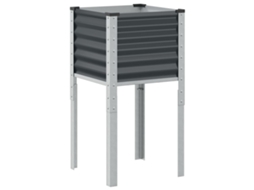 Garden Planter, Garden Planters Vidaxl Antracite Aço (45 X 45 X 88 Cm)
