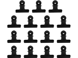 Conjunto de 15 Clipes Metálicos Brancos Homoyoyo Para Notas, Fixação Forte e Durabilite, Ideal Para Mesa