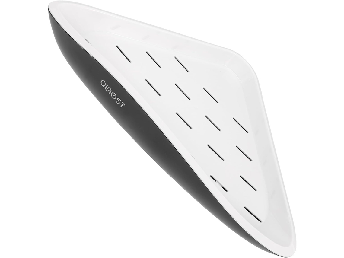 Prateleira De Canto Sem Furos, Feita Plástico Resistente. Parede Triangular Para Banheiro E
