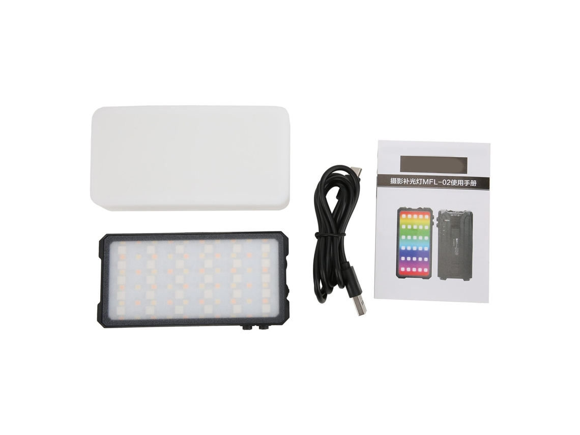 2026 luz de Relleno com Capa de Luz Suave Rgb Led de Cor Completa Ajustável Portátil para Fotografia e Vídeo