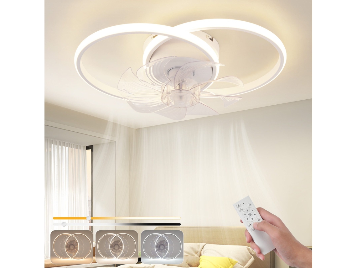 Ventilador de Teto Led com Iluminação 36w NETTLIFE