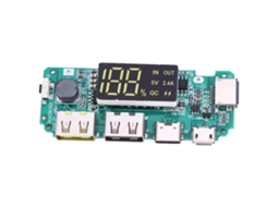 Placa de Carga de Baterias 18650 4pcs com Usb Doble 5v 2.4a Proteção