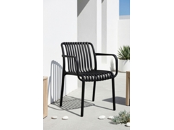 Cadeira Somer Basic Com Braços - Preto