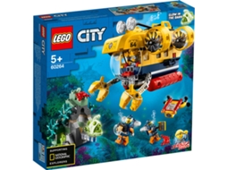LEGO City: Submarino de Exploração do Oceano (Idade Mínima: ‍5 - 286 Peças)