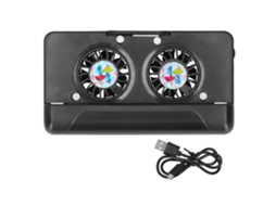 Resfriador de Telefone com Dois Ventiladores e Função Power Bank EOOCOO