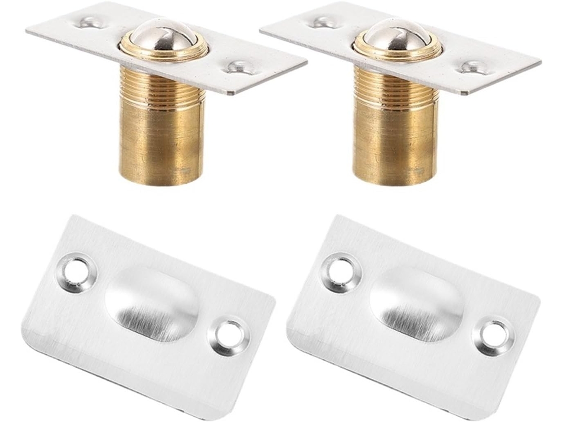 Conjunto De 2 Peças Fechos Esfera Em Aço Inoxidável Portas Armários, Ajustáveis, Móveis E Reformas Domésticas