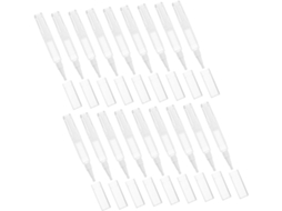 Conjunto de 20 latas vazias de caneta esferográfica e tubos aplicadores recarregáveis para cosméticos, ideais para brilho labial e óleo.