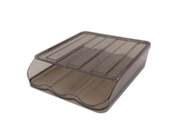 Laxiscreed Recipiente Semi-transparente Para Ovos Com Tampa De Conservação