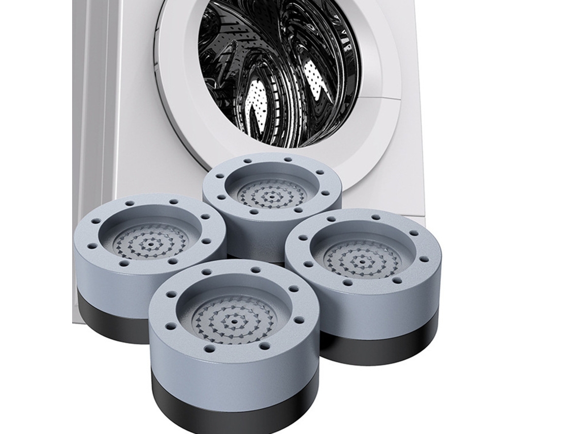 Pés Universais Ajustáveis Para Máquina De Lavar Roupa, Adequados Para O Pulsador E O Tambor Antiderrapantes E Com Absorção De Impacto.