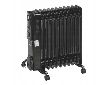 Grzejnik Olejowy 11 Zeberek 2500w Czarny Volteno