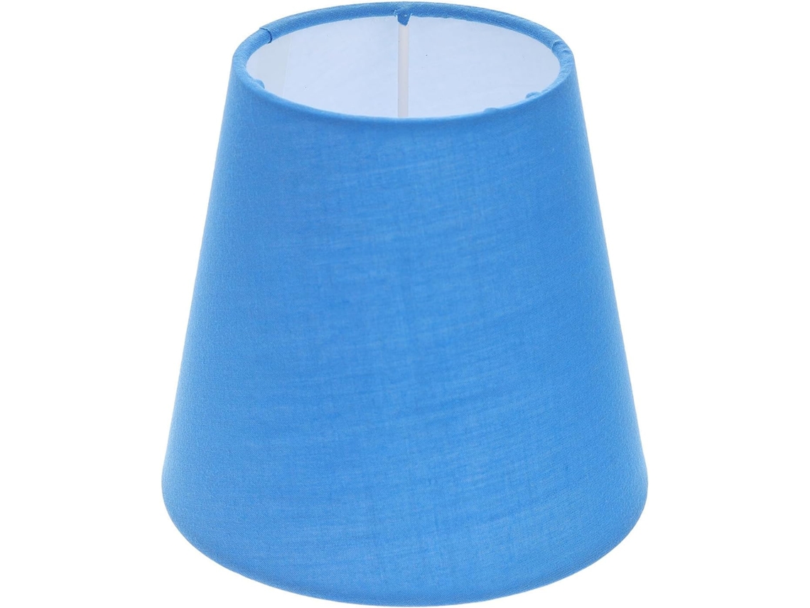 Instalação de Luminária de Mesa de Tecido Azul E14 SFUSHOS