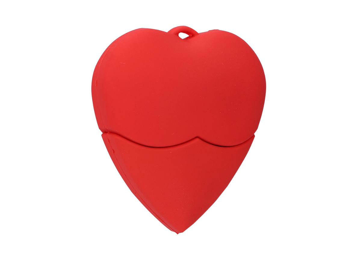 Pen Drive LAXISCREED 16g Coração Vermelho