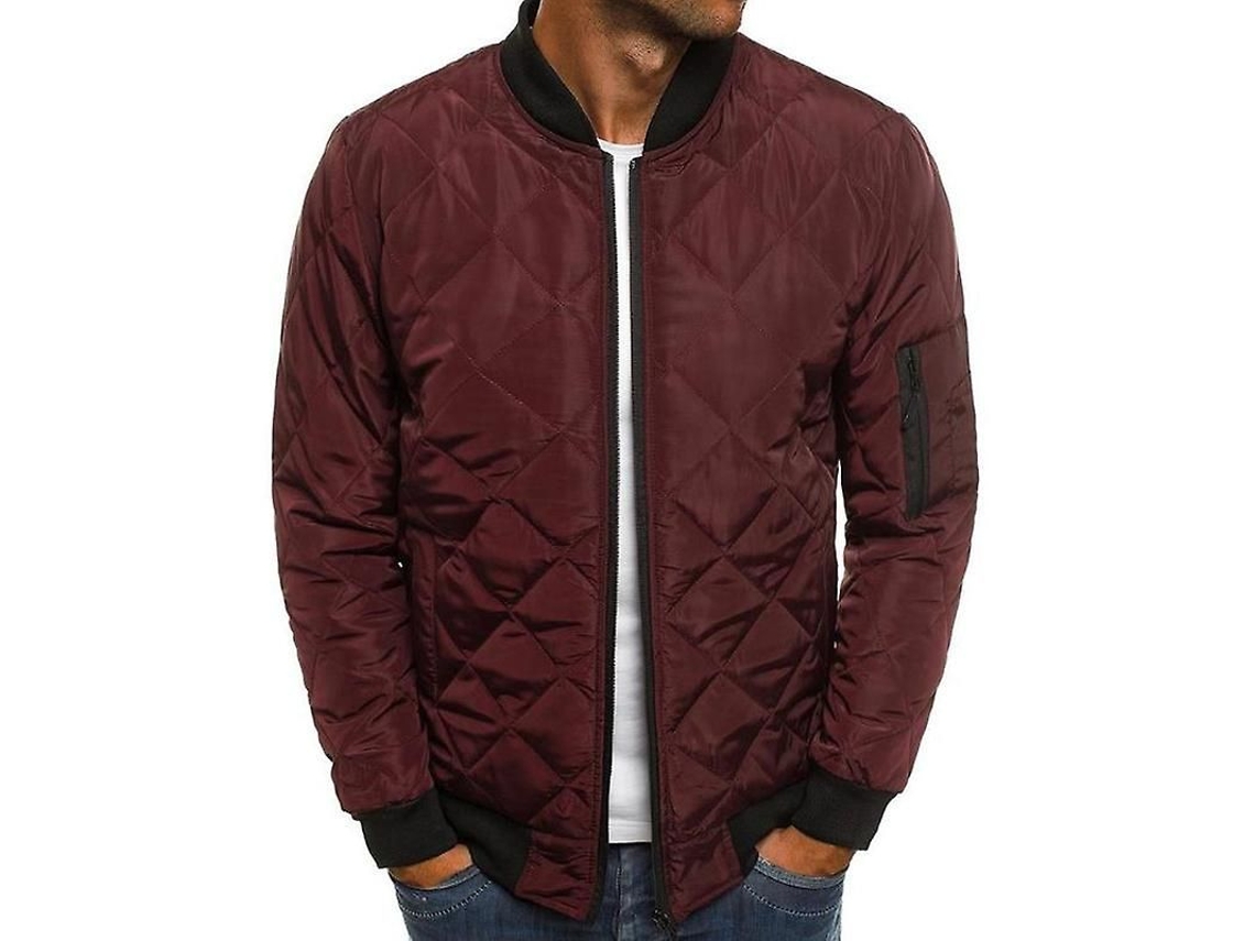 2026 chaqueta de Hombre Acolchada Con Relleno, Bomber Jacket, Chaqueta Exterior de Poliéster, Estilo Casual Y Deportivo