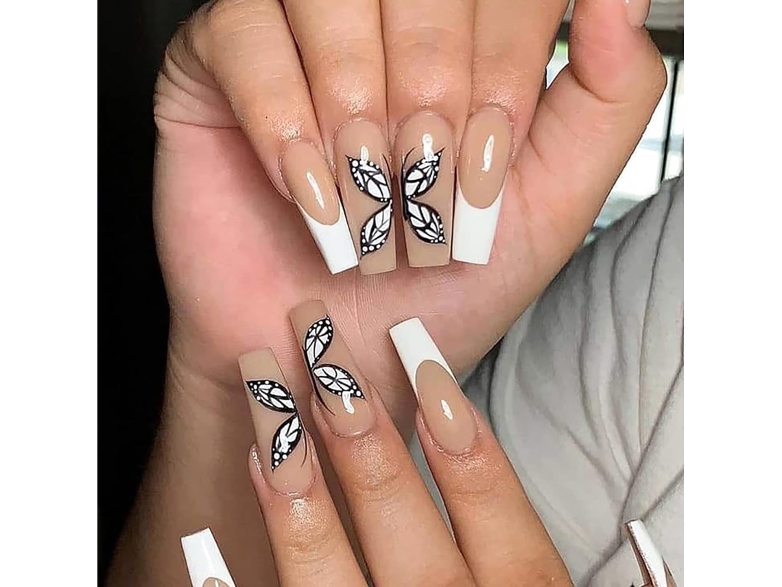 1 Peça de Tips para Unhas Modelo Jp1398