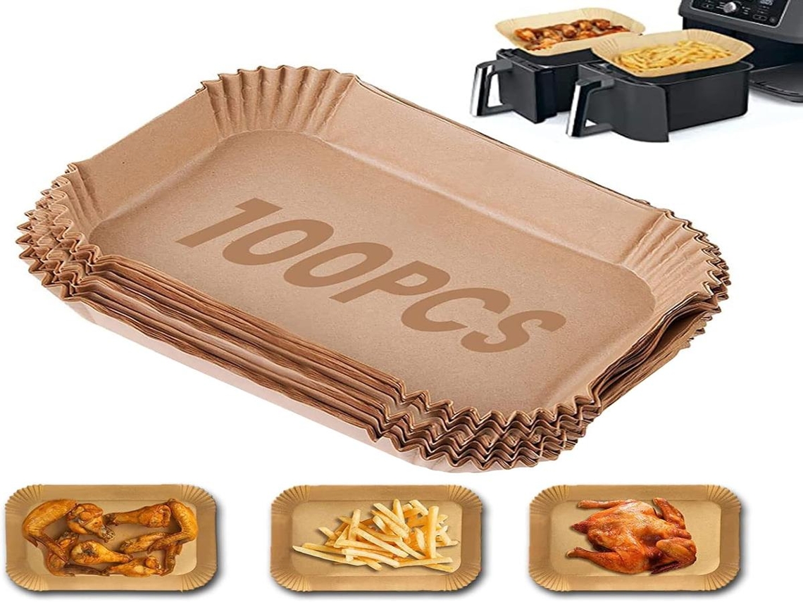 Lurelia Papel Para Air Fryer, 100 Unidades