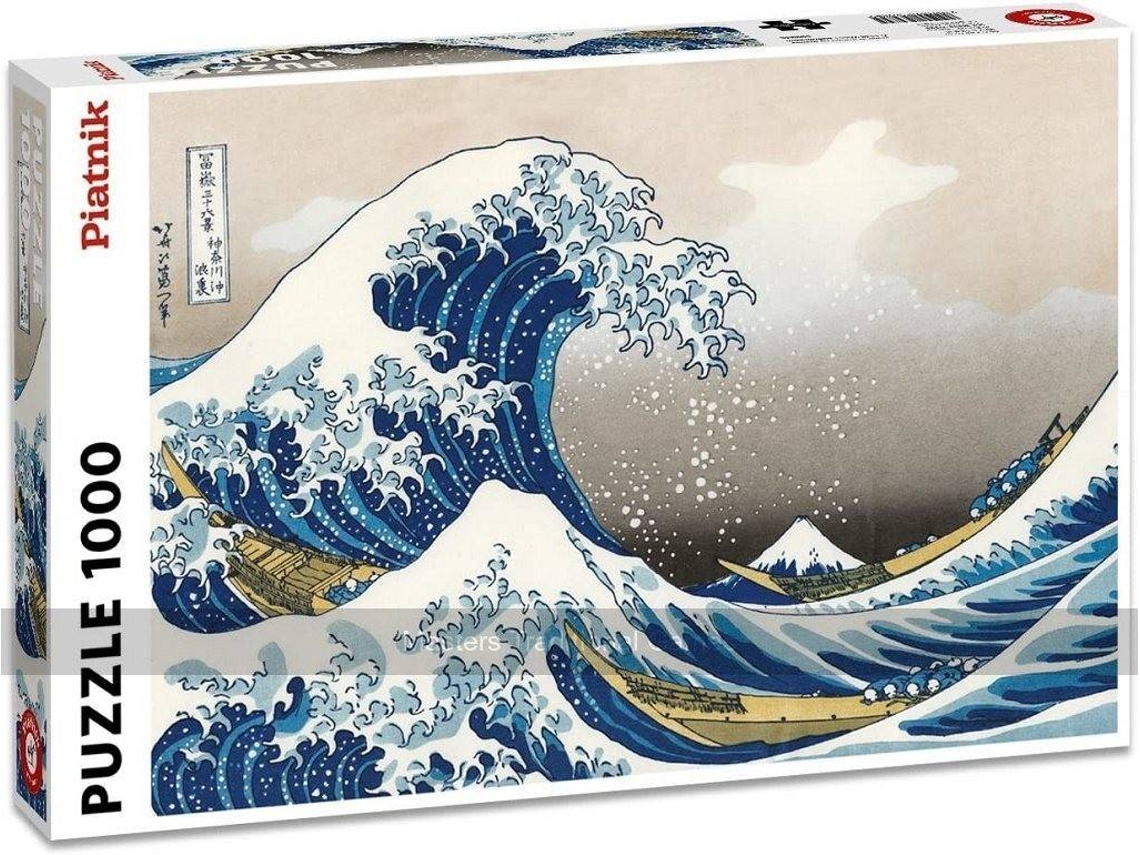 Puzzle PIATNIK Hokusai The Great Wave (Idade Mínima: 8 Anos - 1000 Peças)