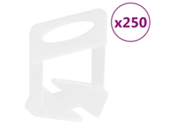 Vidaxl Niveladores De Ladrilhos 250 Pcs 2 Mm