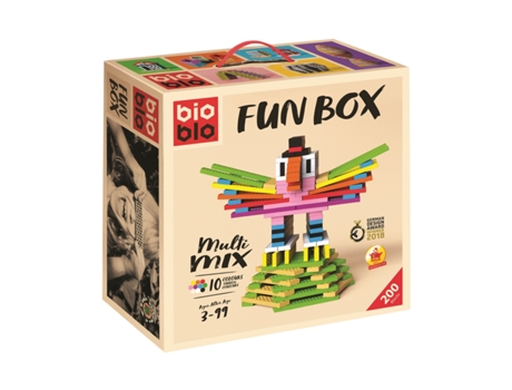 Bioblo Fun Box 200 Blocks (Idade Mínima: 3 anos)