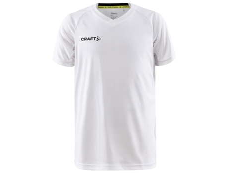 T-shirt para Criança Unissexo  CRAFT (10/12 anos - Branco)