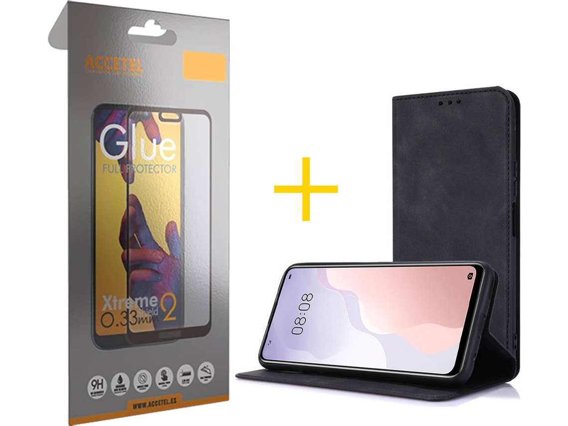 Capa + Película para Samsung Galaxy S22 Plus 5G ACCETEL Preto