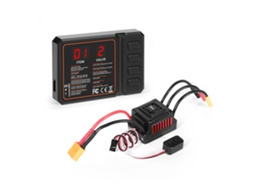 Conjunto Combinado de Esc Brushless Sem Sensor, À Prova de Água, Pretoxt60wsdt 60a, com Cartão de Programação para Carros Rc 1/10. MDUG