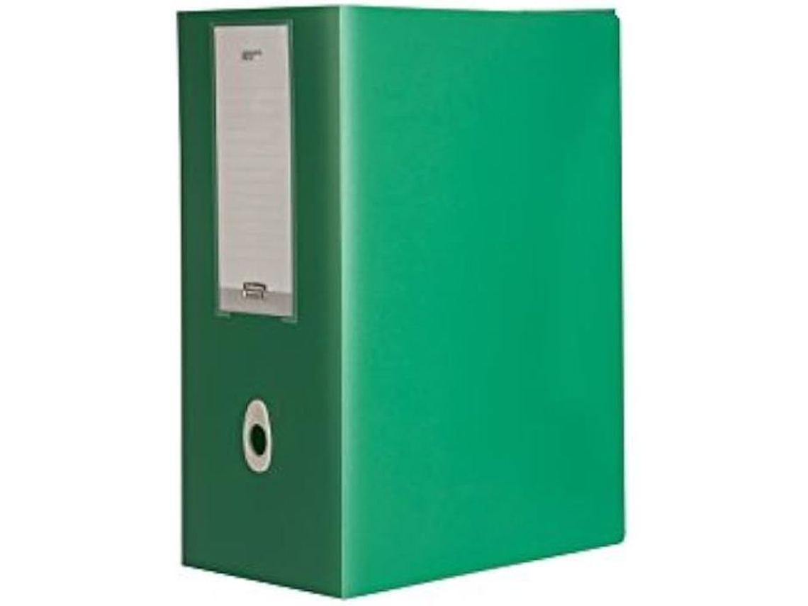 Caixa de Armazenamento Verde FELLOWES U215Ve Project Plus com Fecho de Botão e Porta-Etiqueta