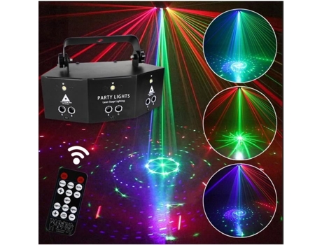OFELI® DMX 512 9 Eyes Scanning RGB Laser Light para DJ Disco Club Stage Event Show Party Effect Light OFELI