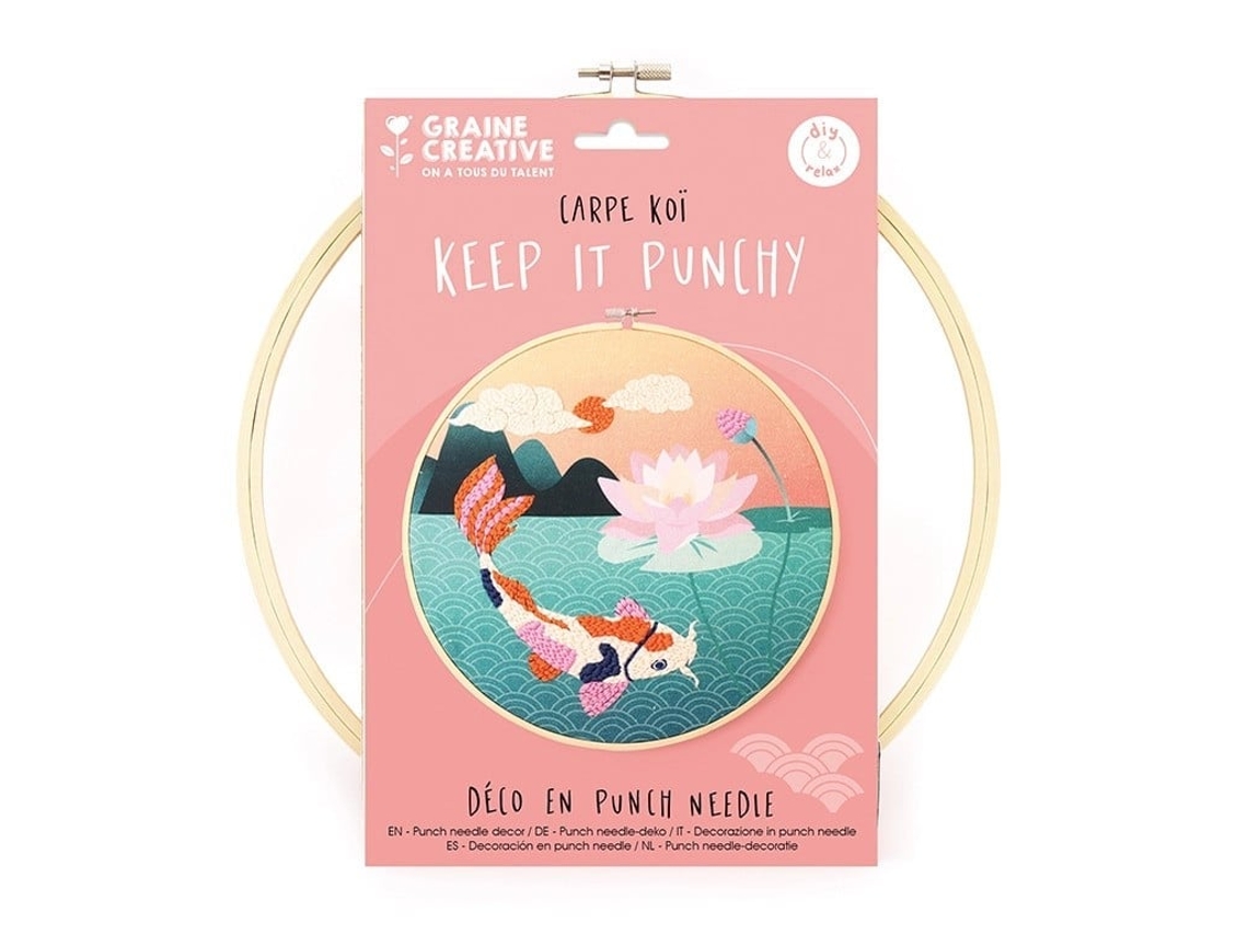 Conjunto De Agulha De Punção Graine Creative Artesanato Criativo Com Carpas Koi