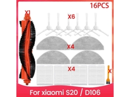 Acessórios Para Aspirador Robô Xiaomi S20 / D106: Escova Lateral Principal, Filtro Hepa, Pano De Limpeza, Saco De Pó. Peças De Reposição._ozo