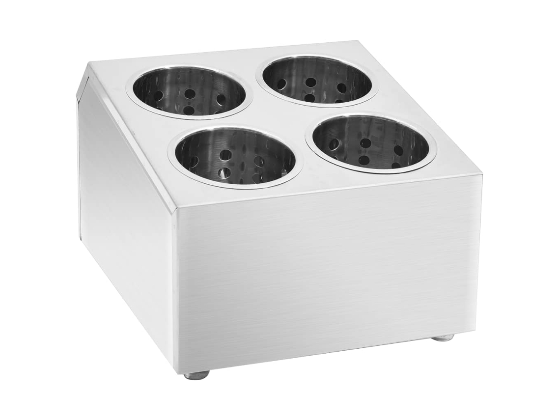 Cutlery Holder, Cutlery Holders Vidaxl Prateado Aço (26.5 X 30.5 X 20 Cm)