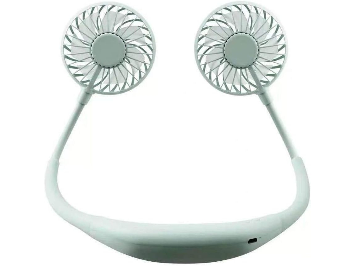 Usb Mini Ventilador Pescoço Portátil para Uso Doméstico e Externo
