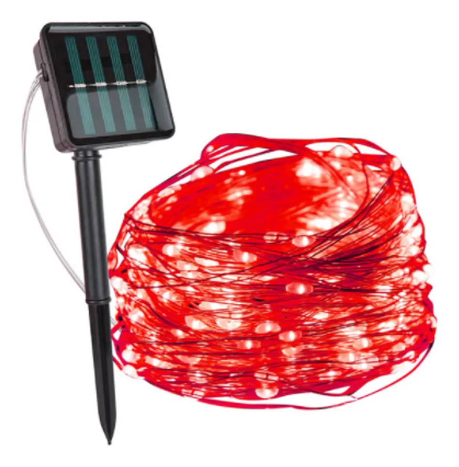 Nova 1 Fileira De Luzes Solares, 300 Luzes De Led, Durávelvayotoy