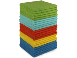 Panos De Limpeza Em Microfibra, 24 Unidades, 30 X 30 Cm, Alta Absorção, Sem Fiapos, Macio, Para Carro E Uso Doméstico, Para Vidros E Janelas